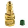 Переходник Внутренняя резьба 5/16 X Наружная резьба M1/4SAE Золотая латунь Легко устанавливается Для систем кондиционирования Для R410 R32 R22 Практичный