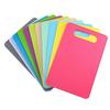 Square PP Plastic Double-Sided Cutting Board - Multi-Purpose for Food and Salad Prep, Household Use.