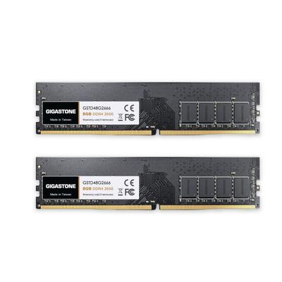 Оперативная память для настольного ПК Gigastone DDR4 8 ГБ x 2 CL19 UDIMM 288-контактный небуферизованный модуль памяти для обновления оперативной памяти настольного ПК (16 ГИГАБАЙТ) DDR4-2666МГц PC4-21300 1.2В