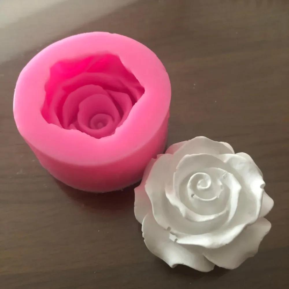Силиконовая форма 3D Rose Bloom для украшения тортов и поделок