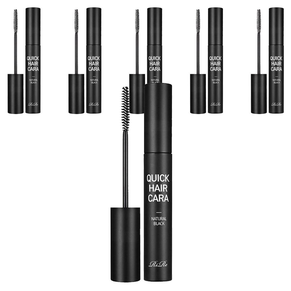 Rire Quick Hair Mascara 10g Natural Black 6 pcs