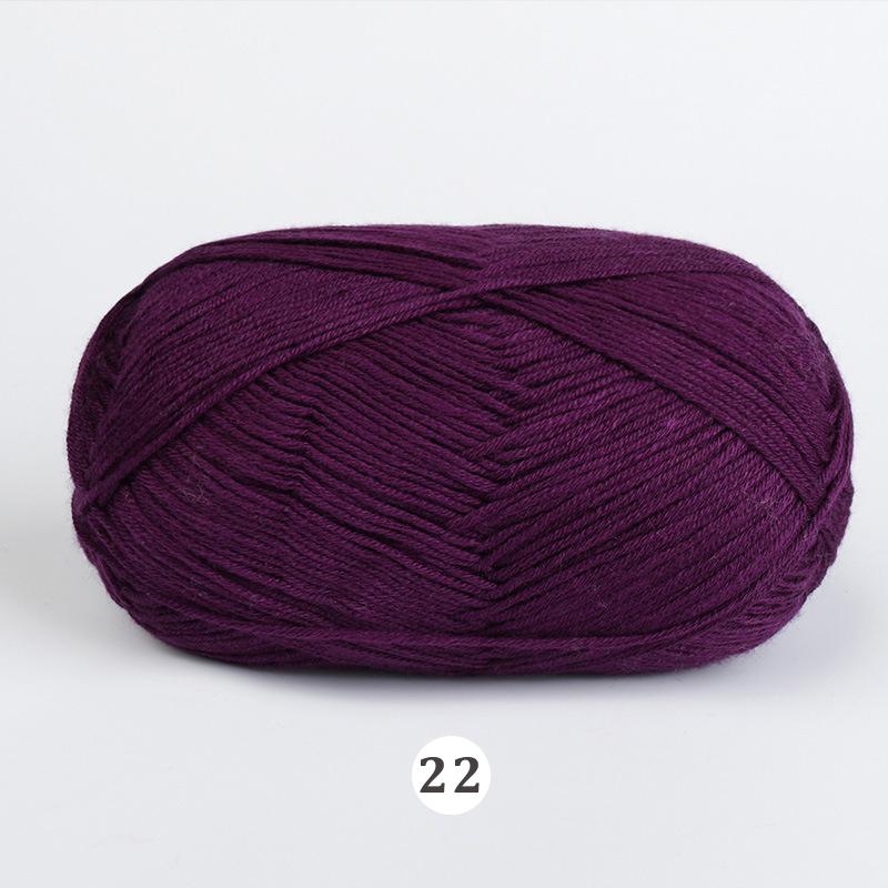 50g/Ball DIY Crochet Yarn Hand Woven Yarn Knitted Fabric Natural Bamboo Cotton Baby High Quality