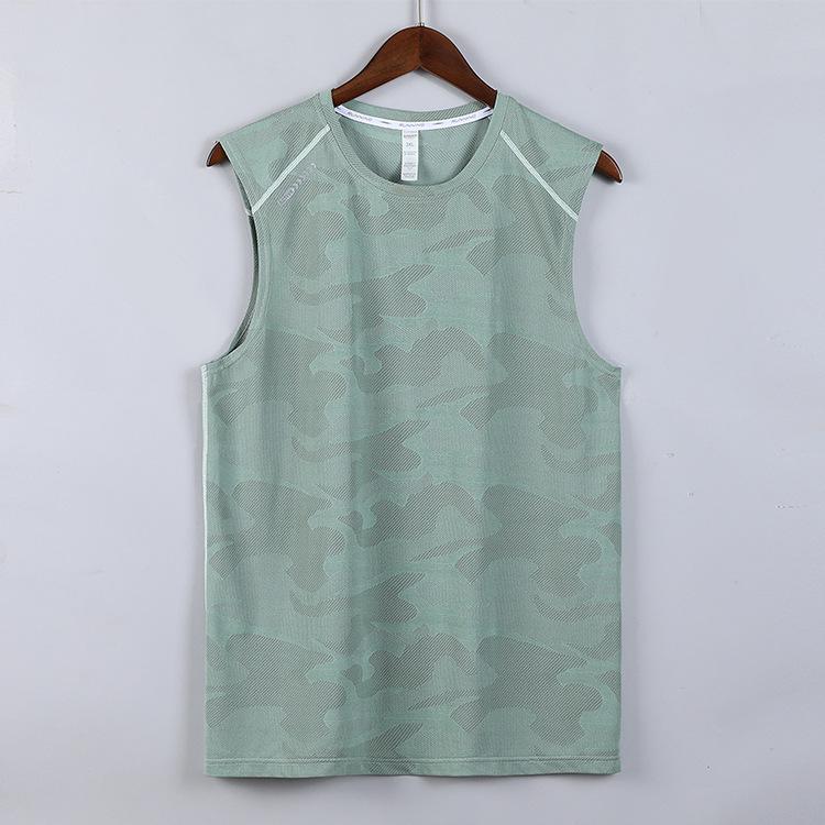 Мужская быстросохнущая спортивная майка без рукавов для летних тренировок и баскетбола