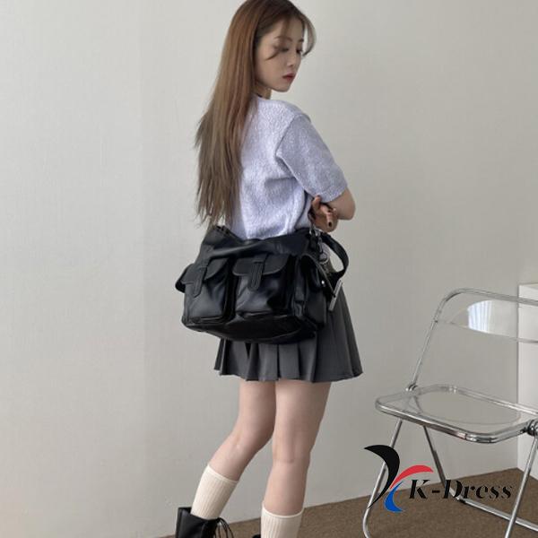 Кожаная сумка через плечо Lucky Pocket, большая сумка через плечо