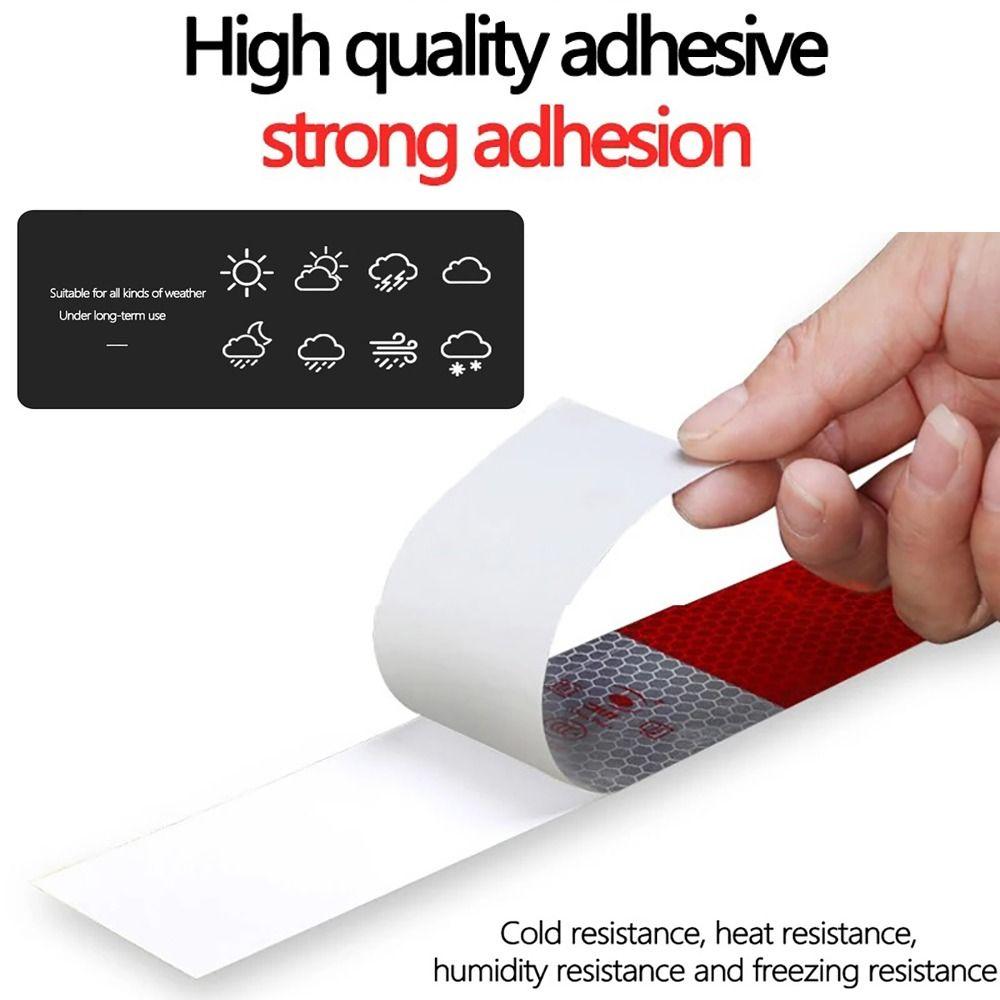 Светоотражающая лента с сильным клеем Водонепроницаемая светоотражающая предупреждающая наклейка Предупреждающие знаки безопасности Наружная