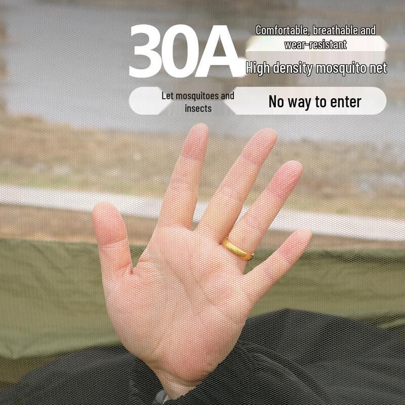 OLOEY Double Camping Mosquito Net Hammock with Tarp