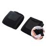 1 пара спортивных напульсников для фитнеса, защита запястий, накладки на запястья, черные