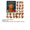 Squirrel Advent Calendar 2025 24-Day Christmas Countdown Calendar with 24 2D Acrylic Squirrel Ornaments