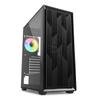 Корпус для ПК Sharkoon Mid Tower VK2 RGB Боковая панель из закаленного стекла Стандартно оснащен 4 120-мм вентиляторами Можно установить 360-мм радиатор Совместим со стандартным