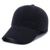 Men's Autumn Winter Hat Velvet Thick Baseball Cap Outdoor Windproof Coldproof Cap Ear Protection Cotton Cap