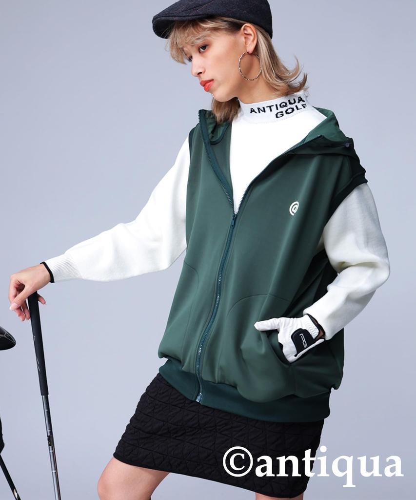Вязаный топ с высоким воротником Antiqua Golf, женский, ZGL-30002, M, 03, Кремовый