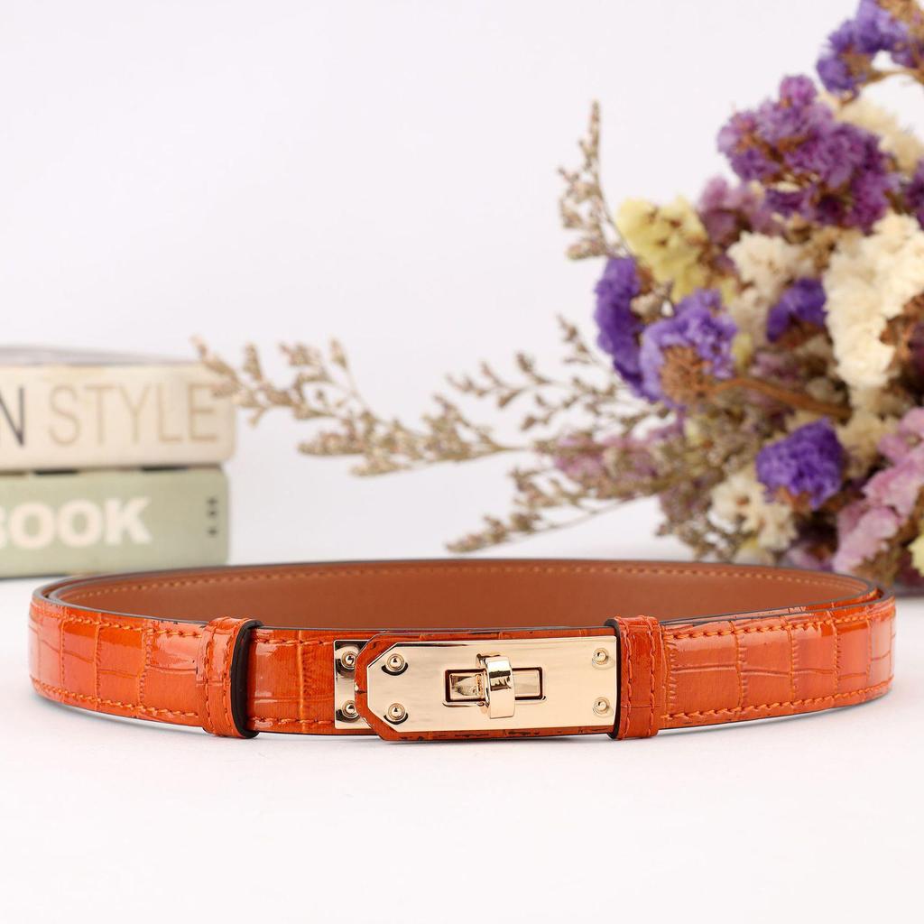 Универсальный женский ремень H-образного типа из лицевой коровьей кожи для подчеркивания талии и украшения летних платьев