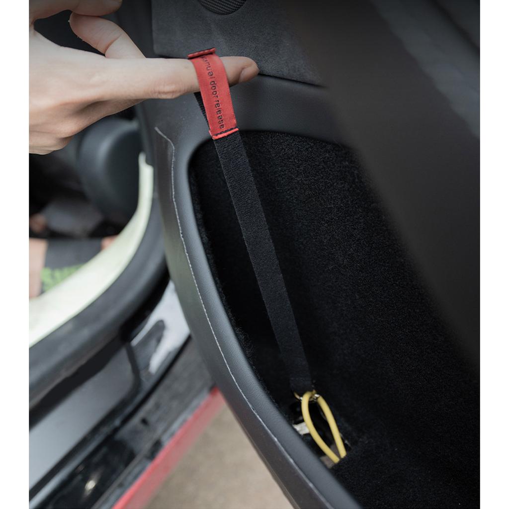 Emergency Car Door Pull Rope Nylon Safety Tool Easy Install Nylon Emergency Escape Rope Simple To Use for Quick Escape
