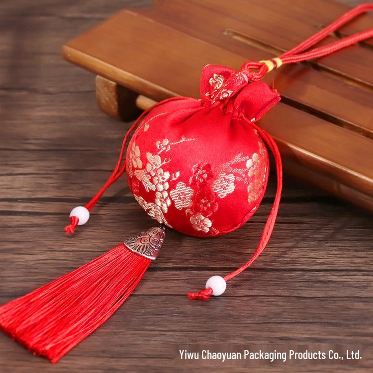 Embroidered Lavender Sachet: Dragon Boat Festival Car Pendant, Mosquito Repellent for Babies and Kids