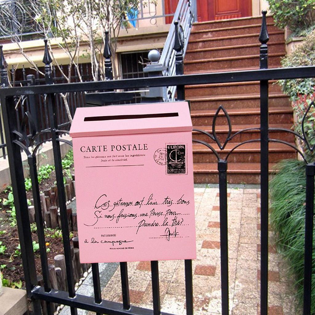 Винтажный оцинкованный почтовый ящик, почтовый ящик, держатель для газет 