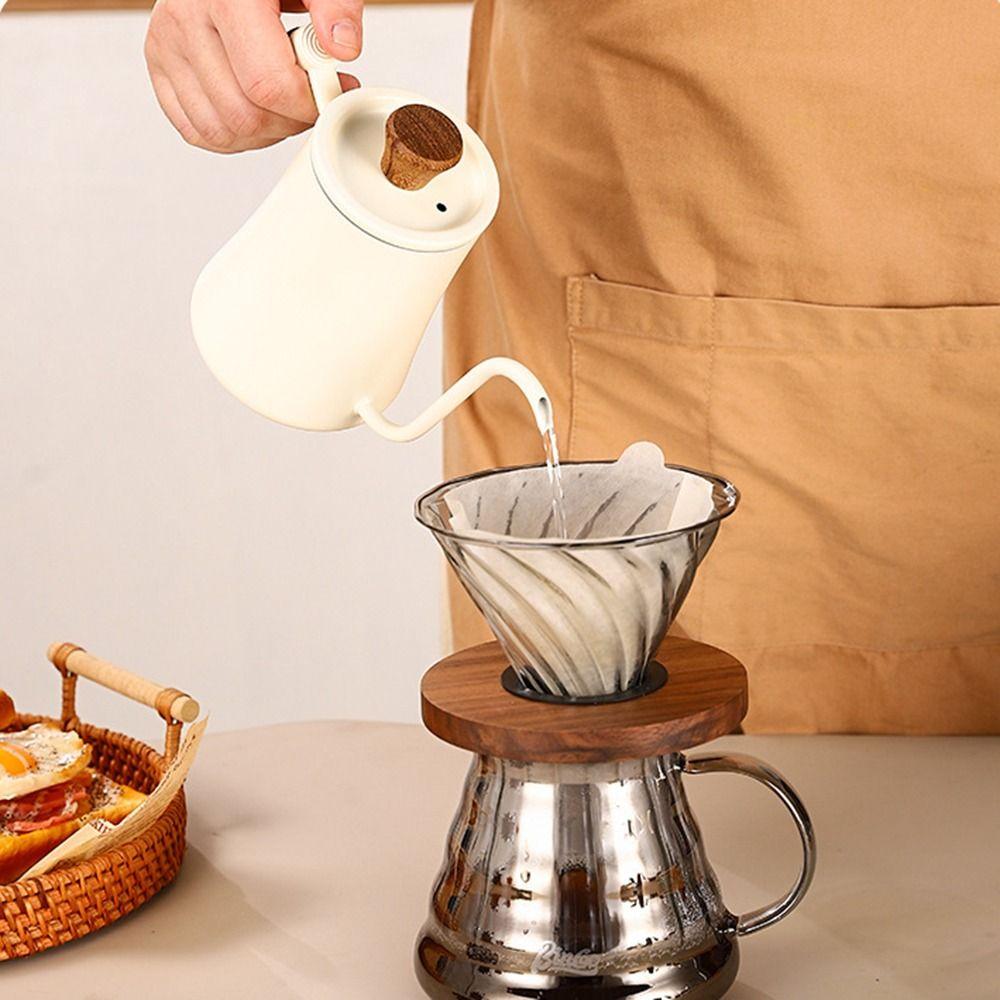 Drip Port Goose Neck Coffee Pot Stainless Steel Long Narrow Drip Carafe  Home