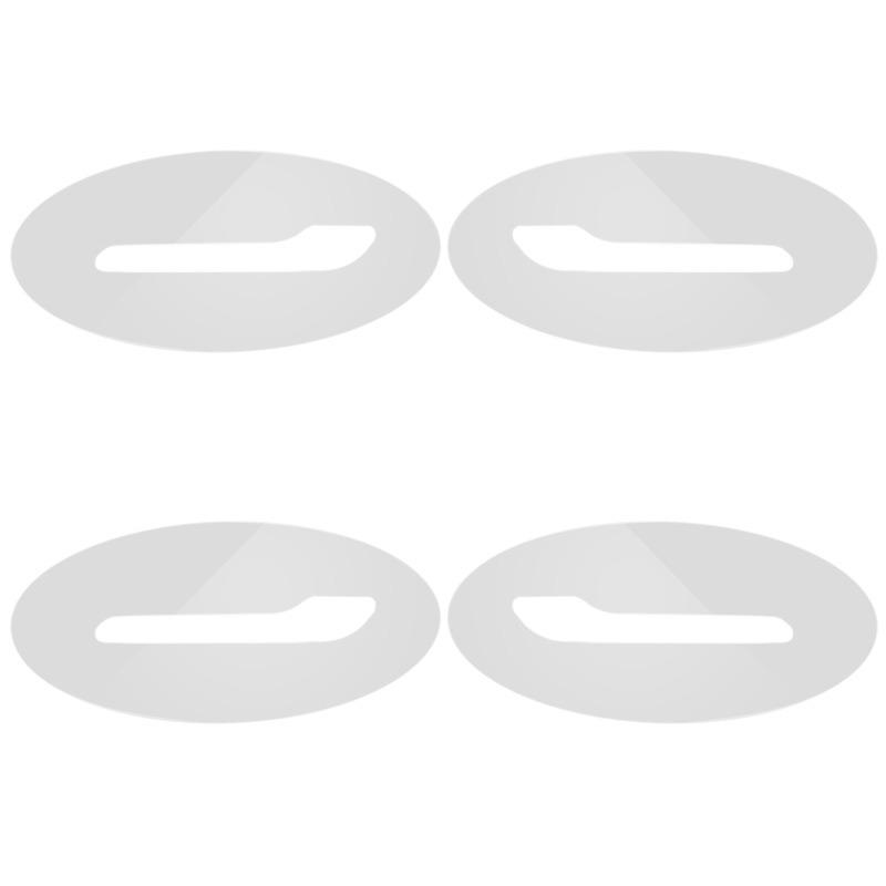 Для Tesla Model 3 Model Y 2017-2025 Защитная пленка для дверной ручки от царапин - перевернутая защитная пленка для дверной ручки TPU Автомобильная одежда