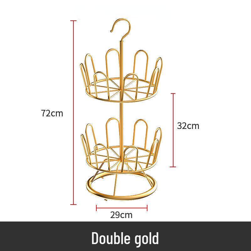 Вращающаяся кованая уличная сушилка для сандалий и обуви со стойкой