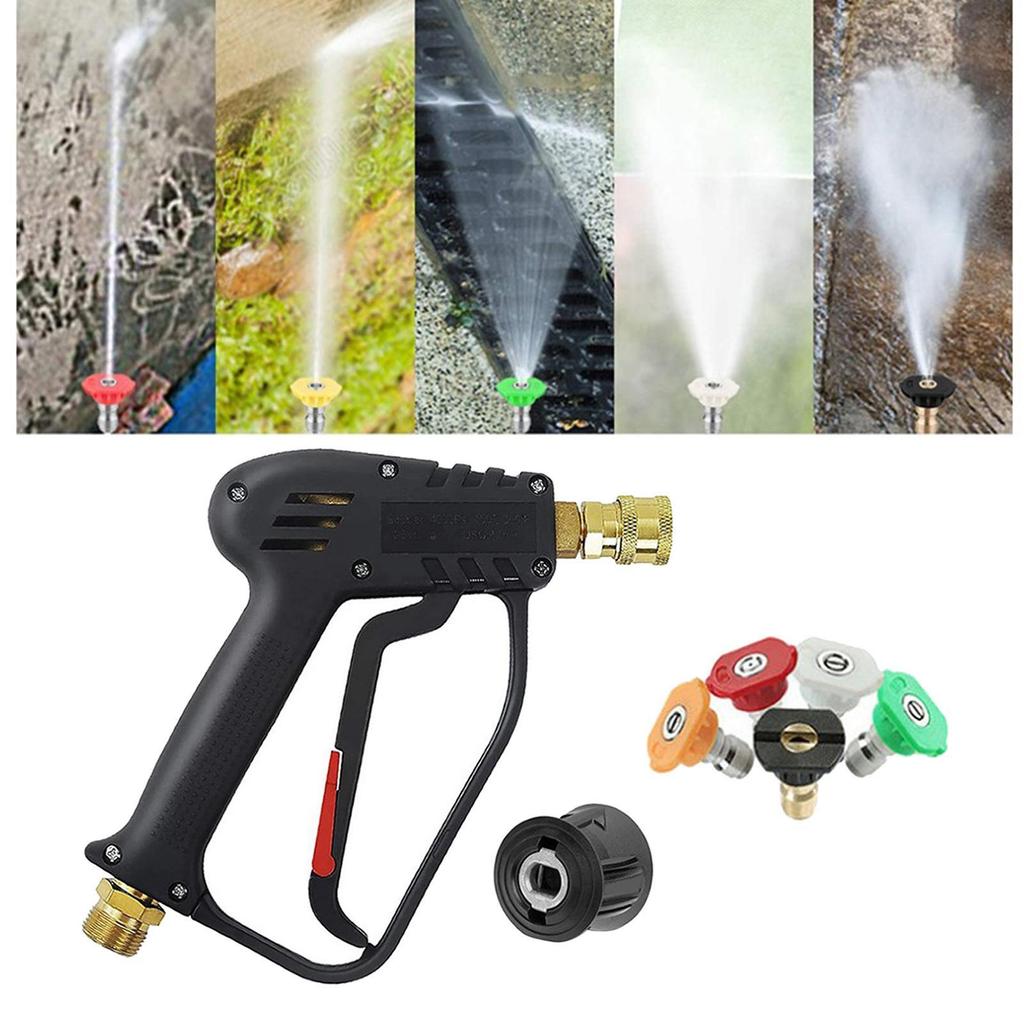 High Pressure Washer Quick Connect 5 Nozzles Quick Connector for Plastic Connector