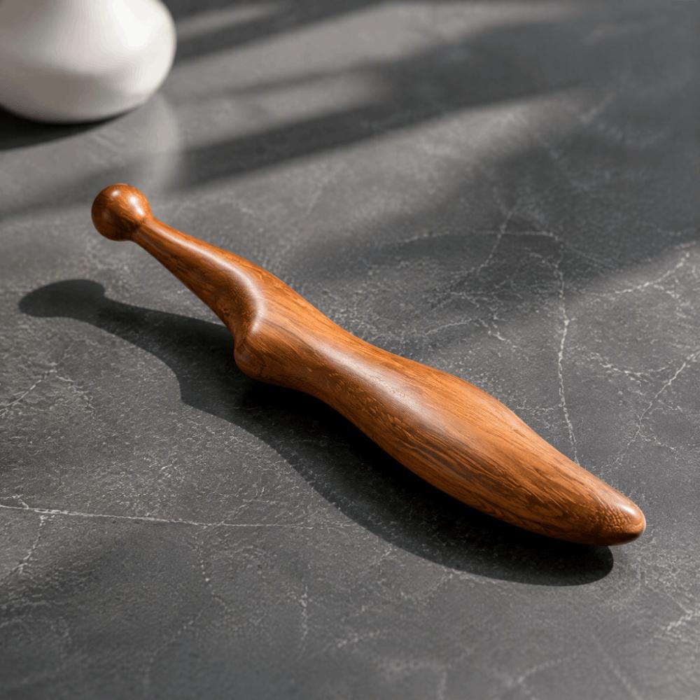 Wooden Massage Stick Meridian Scraping Gua Sha Tools Relaxing Acupressure Stick Body Massage