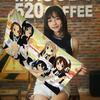 Аниме K-On Микрофибра Печатное Пляжное Полотенце Горный Туризм Йога Пляж Плавание Бег Впитывающее Мягкое Полотенце