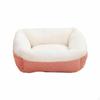 Cat Bed, Four Seasons Pet Thick Warm SemiEnclosed Mat for Cats and Small Dogs M Orange