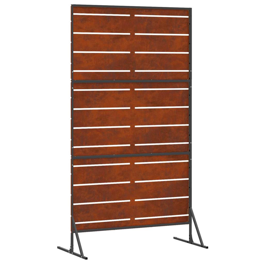 Privacy Screen Gray 100 x 50 x 180 cm Weatherproof Steel