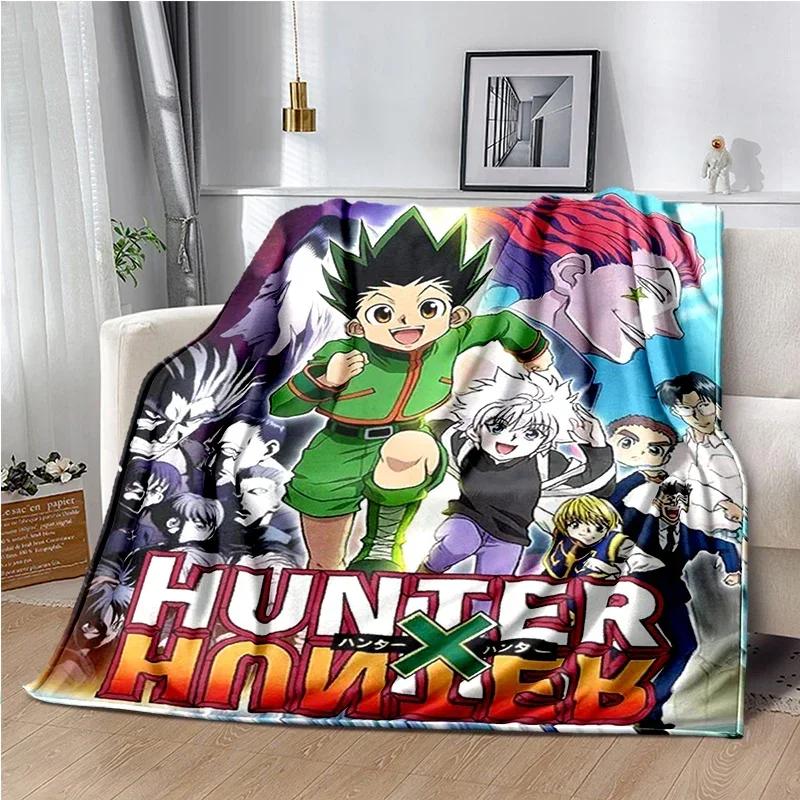HUNTER X HUNTER Плед Аниме Мягкое Покрытие Легкое Теплое Мультяшные Пледы для Детской Комнаты Спальни