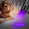 Мини 365 нм УФ-фонарик Blacklight перезаряжаемый инспекционный фонарь детектор мха для кошек собак пятна постельных клопов заплесневелая еда
