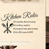 English Slogan Kitchen Dining Room Home Background Wall Beautification and Decoration Wall Stickers