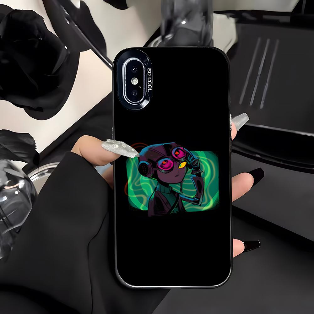 Чехол для телефона P-Psychonauts-S для iPhone 17 Air 16 E 15 14 Plus 13 12 11 Pro Max Цветной Серебристый Чехол