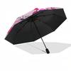 1pc My Little Pony Automatic Folding Umbrella Portable 3-Fold Design, 8-Bone Iron Frame, Outdoor Umbrella, Ideal Gift for Fans, Travelers, Daily Use,