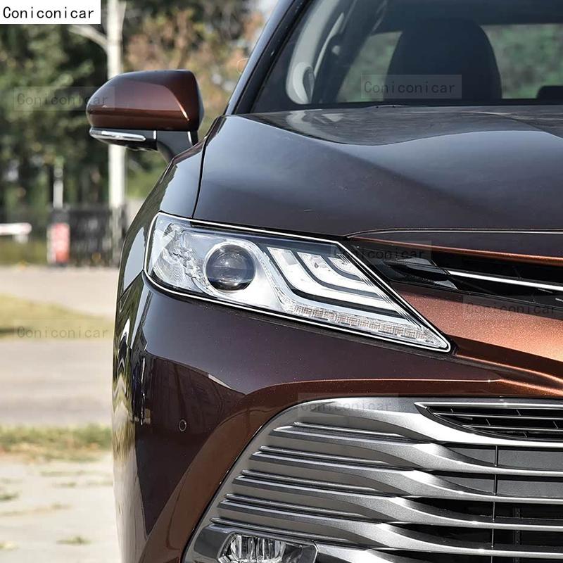 Для TOYOTA CAMRY 2018- Автомобильные Наружные Фары Защитная Пленка от Царапин на Передние Фонари Прозрачная Защитная Пленка Аксессуары