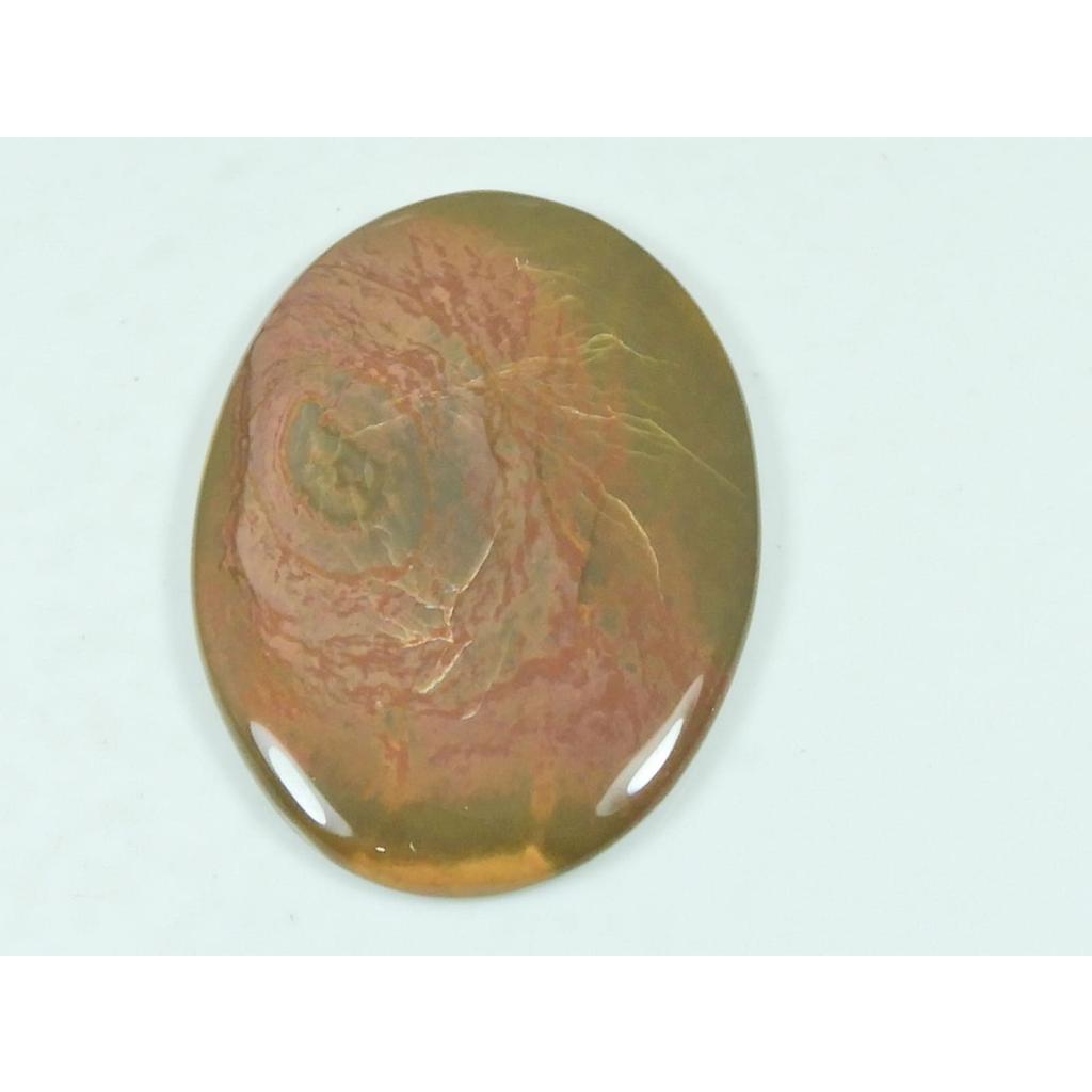 35X49X04MM Natural Polychorme Jasper Oval Cabochon Loose Gemstone 78Cts. G-348
