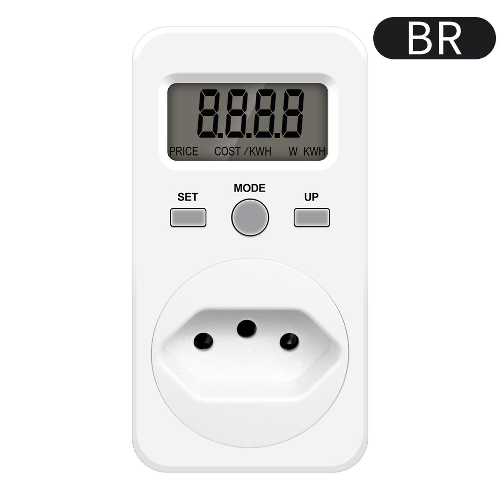 230V 16A Digital Power Meter Energy Meter Wattmeter Electricity Test Measuring LCD Socket  EU UK AU US BR FR IT TH Plug Optional
