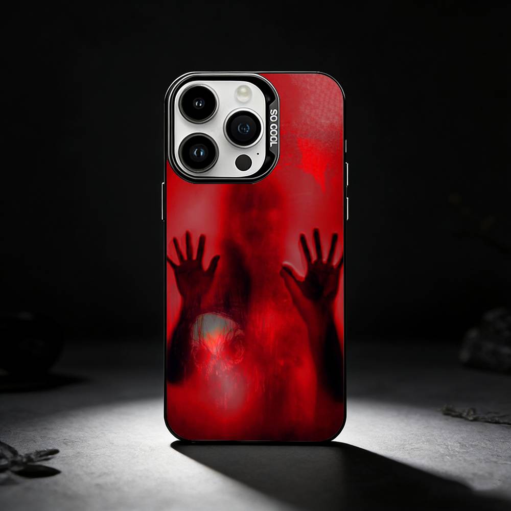 КРОВАВЫЙ СПЛЕТЕР на ХЭЛЛОУИН Чехол для телефона Для iPhone 17,16,15,14,13,12,11 Plus,Pro Max,XS,Цветной серебристый чехол для телефона