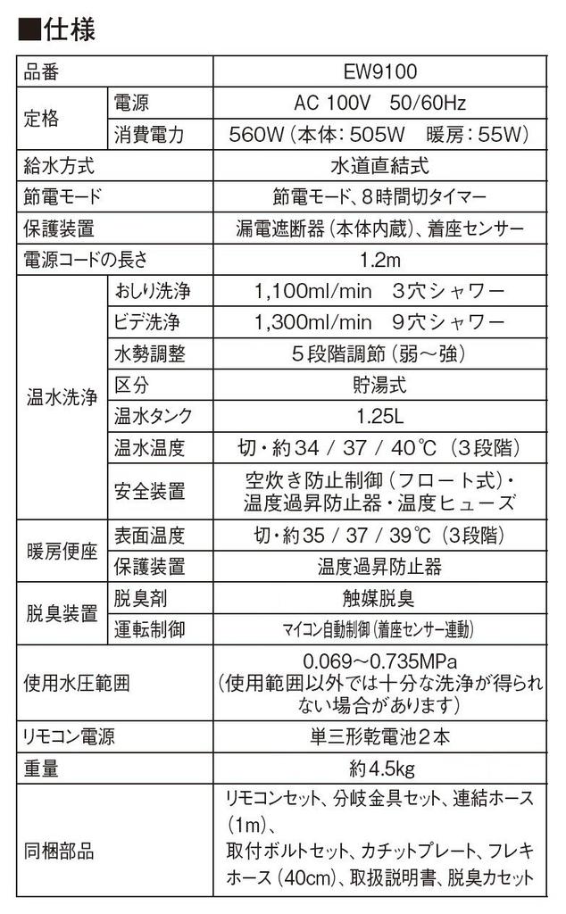 Сиденье для унитаза SANEI Showanza с функцией мытья теплой водой, дезодорирующим эффектом и дистанционным управлением, белое, EW9100-W