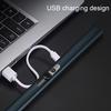 Импульсная зажигалка USB Ветрозащитная Без зарядки Пламя Длинная ручка Кемпинговая газовая плита Барбекю