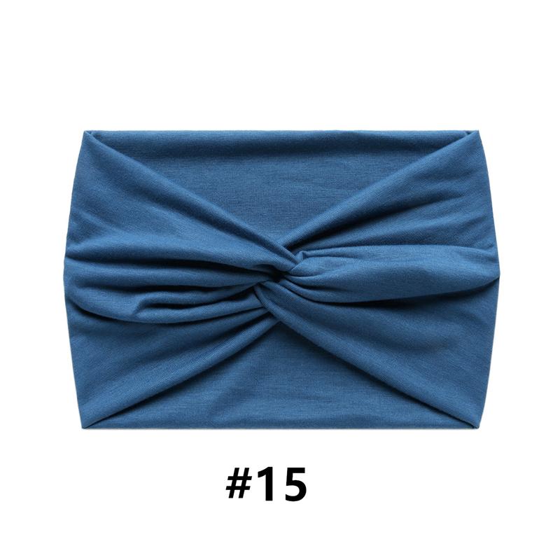 Широкие повязки на голову для женщин Очень большая повязка на голову в виде тюрбана Повязка на голову в стиле бохо Повязка на голову с витым узлом Спортивные эластичные нескользящие повязки на голову для тренировок Аксессуары для больших волос