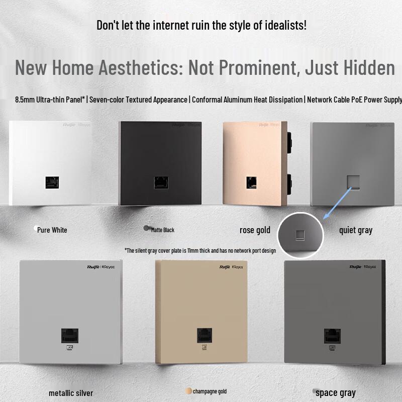 Ruijie RG-EAP162(MG) Whole Home WiFi 6 Mesh Panel AP System (CN version)