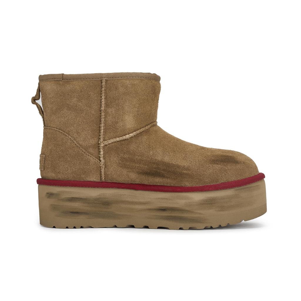 UGG 811 Manufacturing, Free Bird Термоустойчивые нескользящие короткие снегоступы Женские Каштаново-коричневые 1134991-CHE(Команда80-)