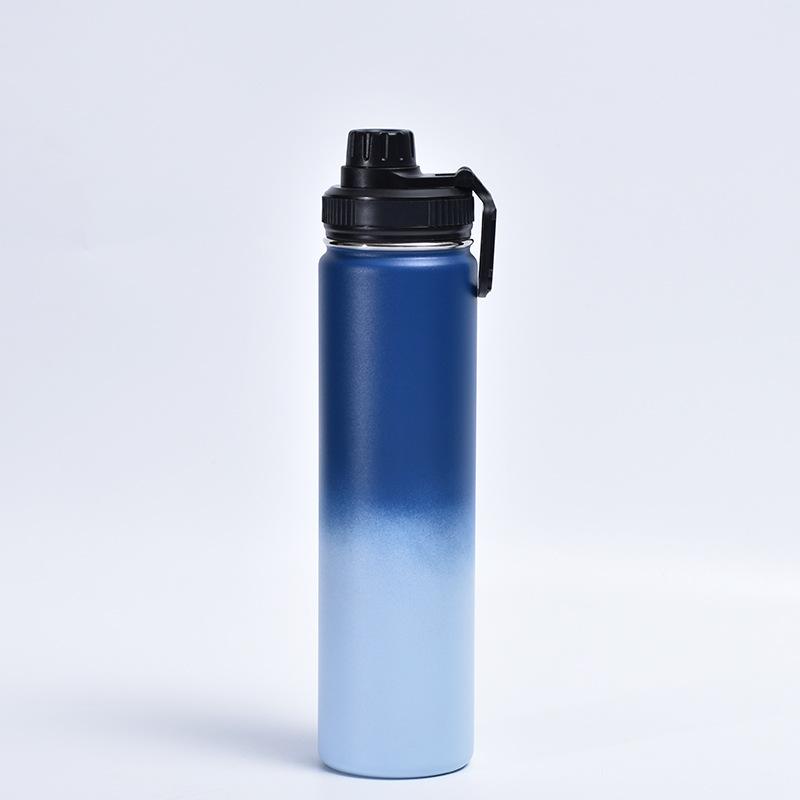 Gradual Spray Painting Sports Cup 304 Stainless Steel Super-capacity Space Pot Insulation Portable Cup