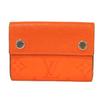 Used 12564 Discovery Compact Wallet M69245 7942 LV Logo Flower Orange Taiga Rama Monogram Volcano Men's from Japan