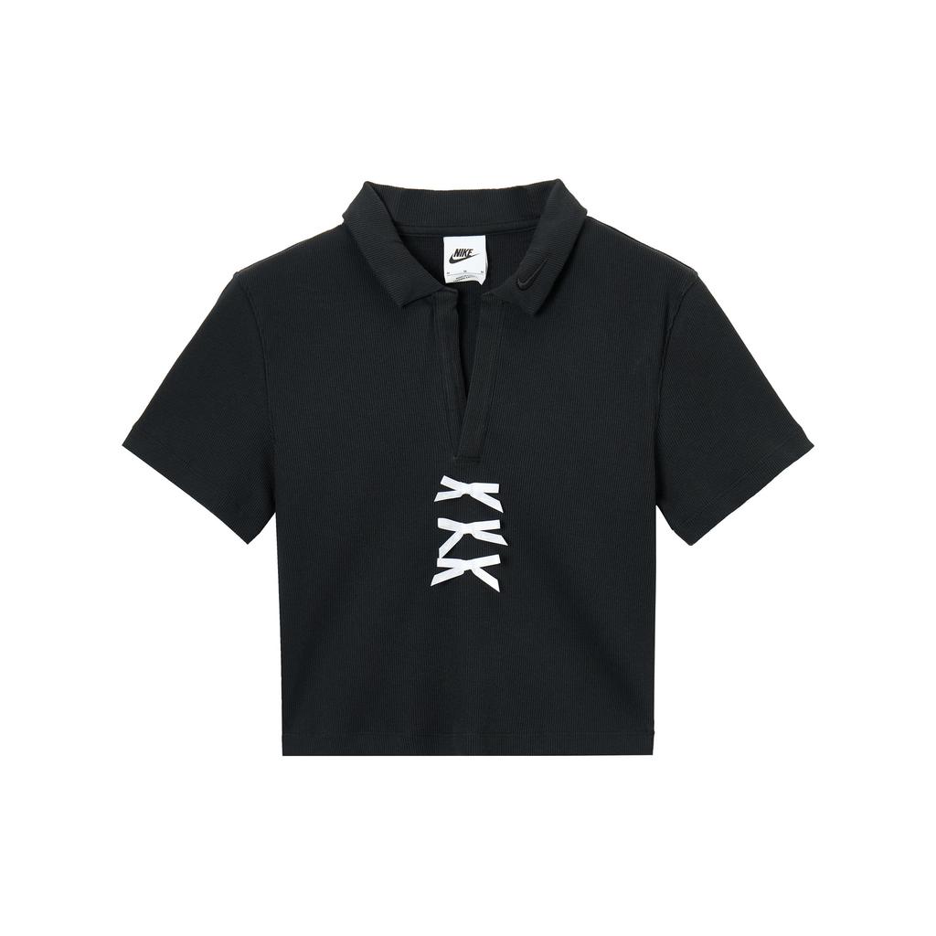 Nike Спортивная одежда Поло Мода Приталенная Футболка с коротким рукавом Женские топы IM3393-010