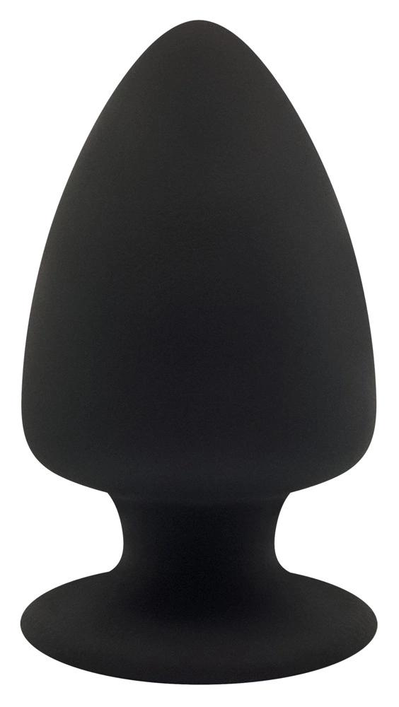 Silexd - Black Anal Plug Soft Or Hard 9Cm