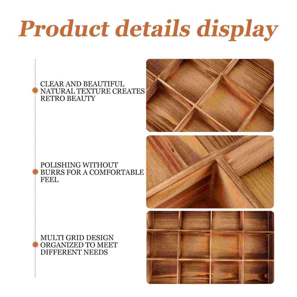 Настольный Ретро Многосекционный Органайзер для Чайных Пакетиков Аксессуары Деревянные Коробки для Хранения Держатель Контейнеры Ящик