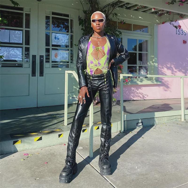 Женские облегающие повседневные брюки осень/зима 2024 года с универсальным дизайном ремешков