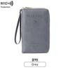 Multifunctional RFID Passport Holder & Travel Wallet with Ticket Storage and Zipper