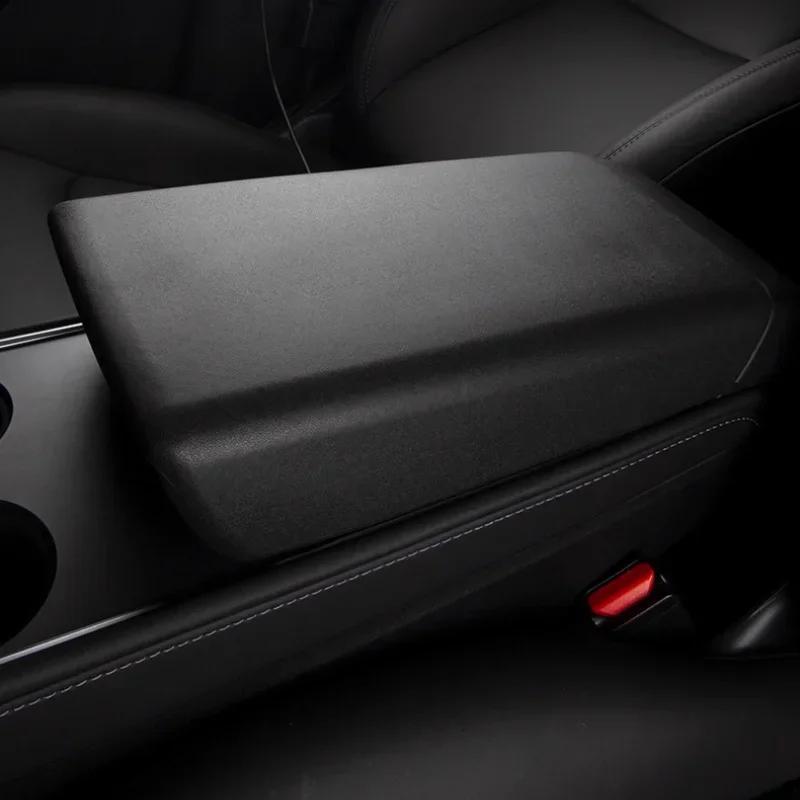 Для Tesla Model 3 Y 2025 2025 Аксессуары Подлокотник Защитная крышка коробки Белый Мягкий TPE Центральная консоль Панель Pad Model3 Highland