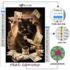 5D Diamond Painting Full Diamond Black Cat Diamond Painting Handmade Diy Diamond Mosaic Painting Home Decoration
